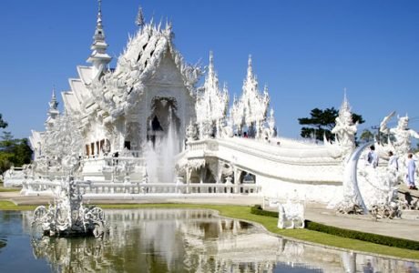 templo blanco Tailandia triangulo de oro