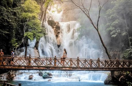 catarata kuangsi tour guia en tailandia
